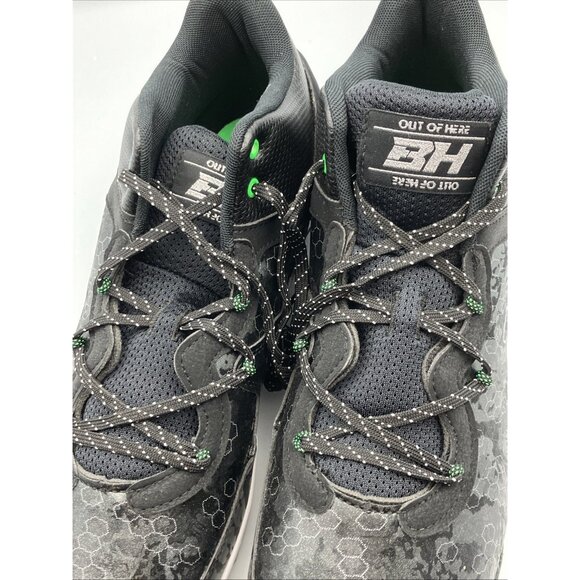 Under Armour Harper 8 Mid RM Baseball Cleats Men's Size 14 Black 3026592 001 - Picture 4 of 9